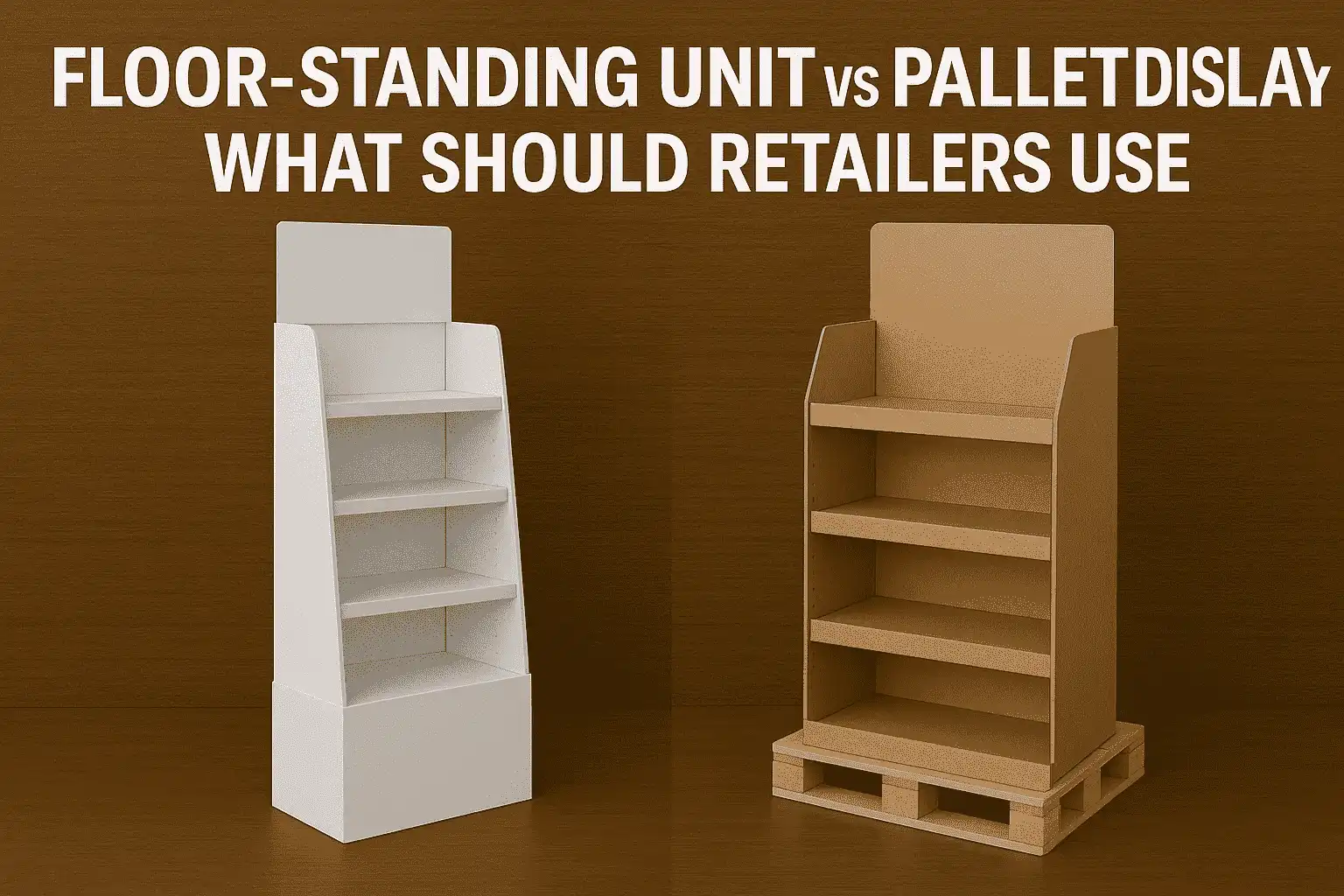 Floor-Standing Unit vs Pallet Display: What Should Retailers Use